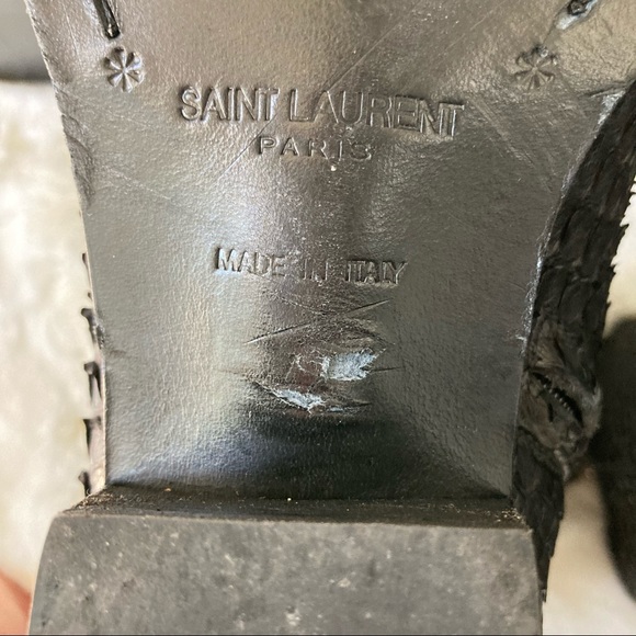 Saint Laurent Python Boots - Picture 9 of 10